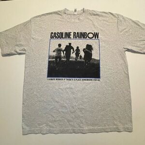 Gasoline Rainbow Oregon Film T Shirt‎ Mubi XL Heather Grey
